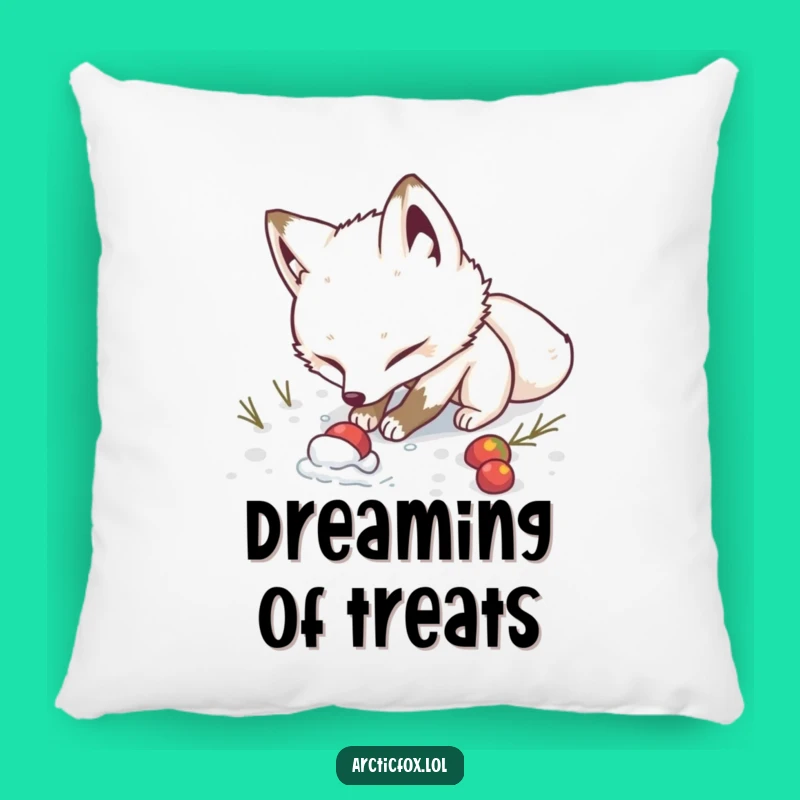 Funny Determined Fox Pillow - Cozy Comfort with Humorous Digging Design