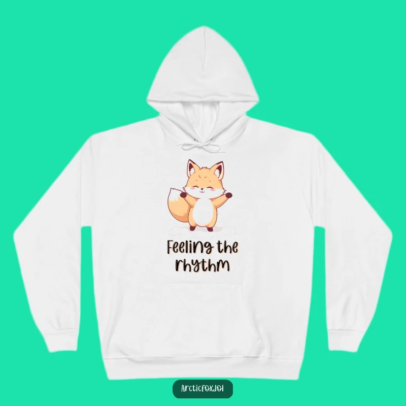 Funny Dancing Fox Hoodie: Cozy Up with Hilarious Winter Moves