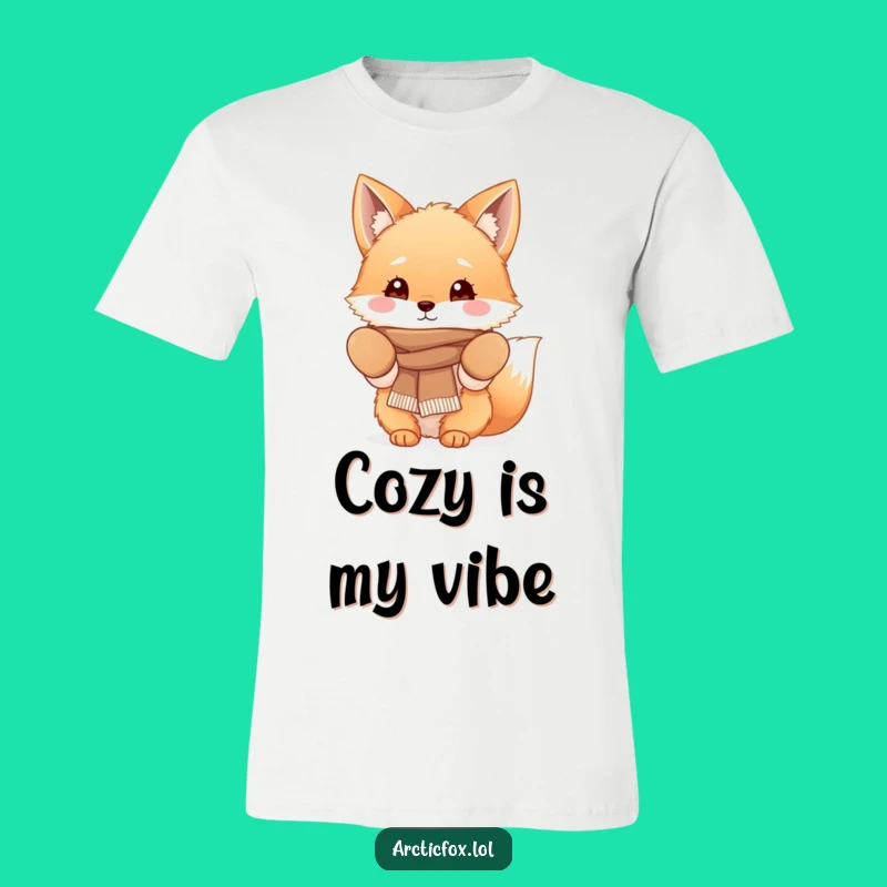 Funny Fluffy Fox T-Shirt: Cozy Winter Animal Design for All