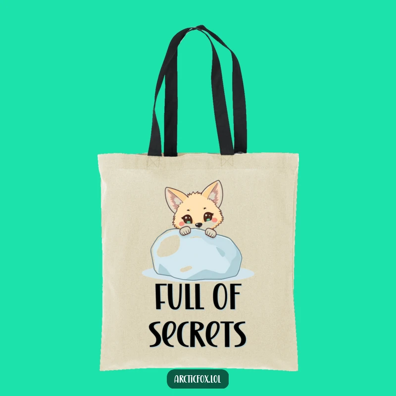 Funny Curious Fox Tote Bag - Carry Your Essentials with Humorous Style